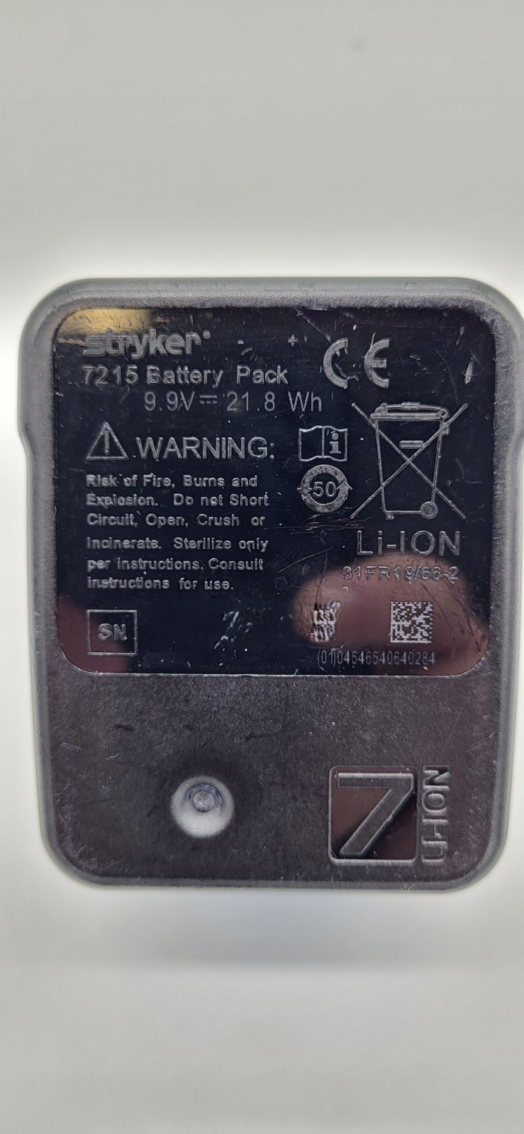 Stryker 7215 System 7 Battery – 422 Cycles