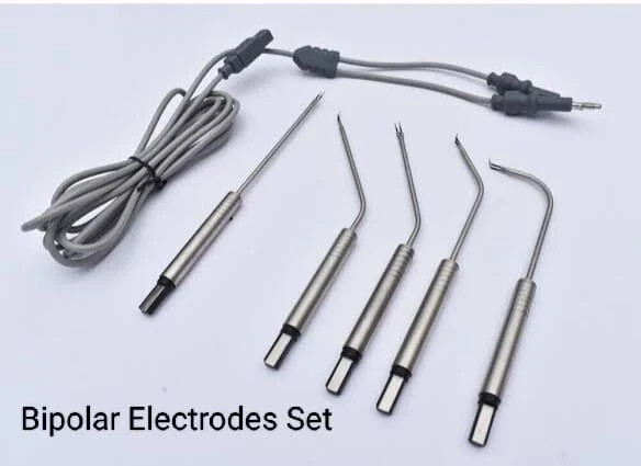 ENT Bipolar Electrodes Set Electro Surgical instruments