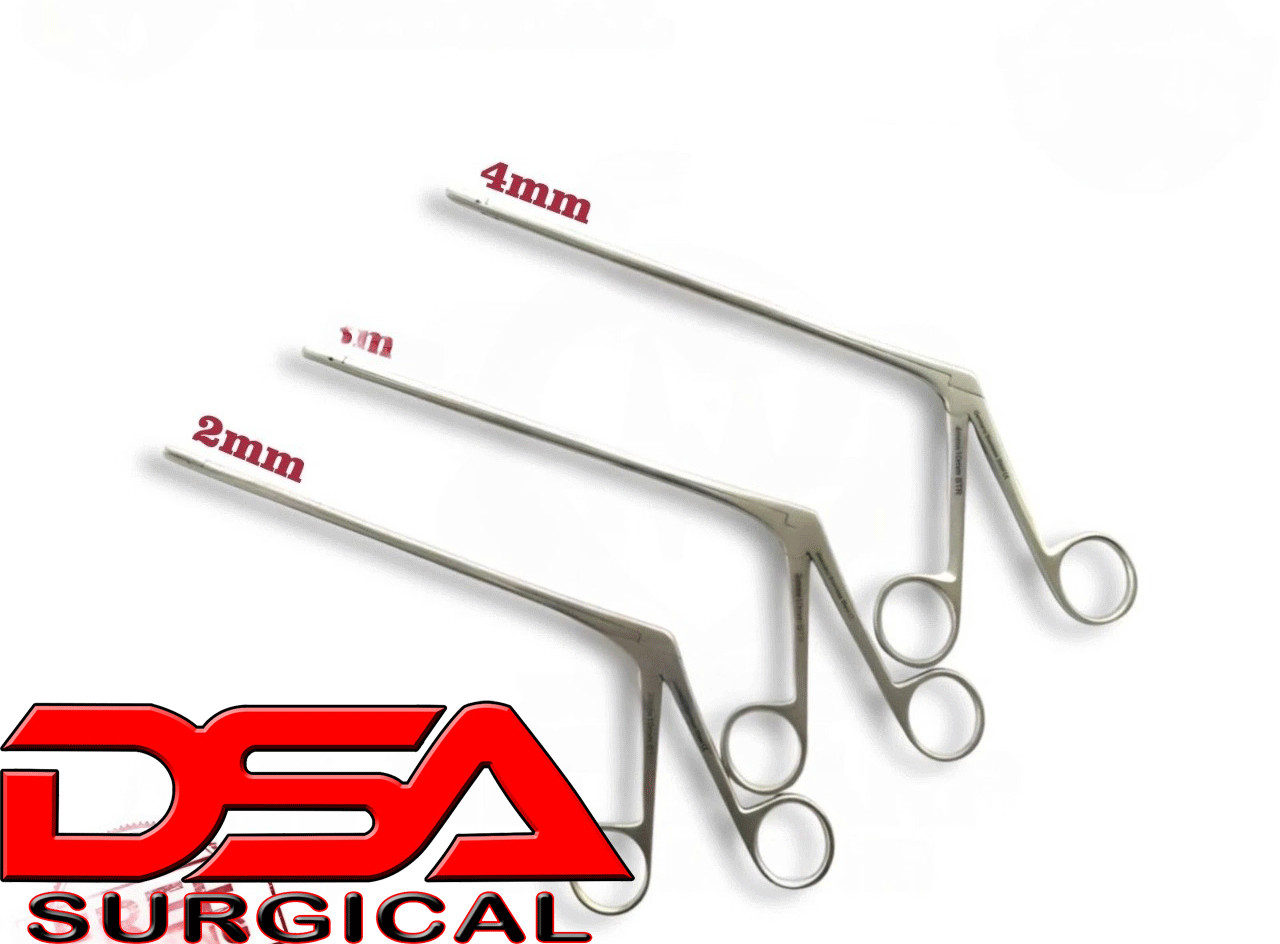 Laminectomy Rongeurs 7” STR 2,3 & 4mm Set of 3 Pcs Spine Orthopedic Instruments