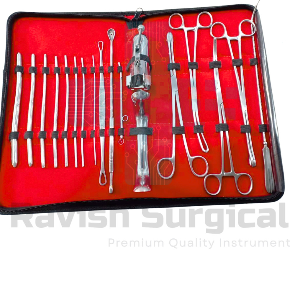 Gynecology Dilation and Curettage Set Basic OB GYN Surgical Instruments Kit