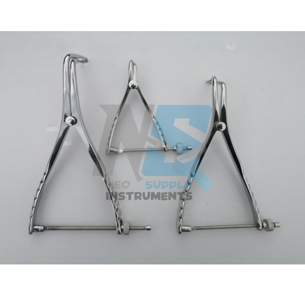 Set of 3 Stifle Distractor with Spinlock 13cm,19cm,21cm orthopedic Instruments