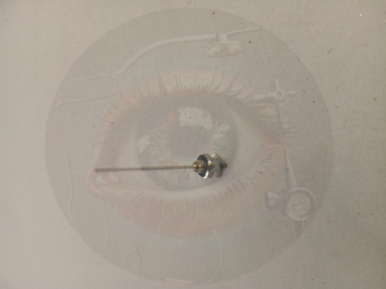 Ophthalmic Lacrimal cannula set straight and curved steel made