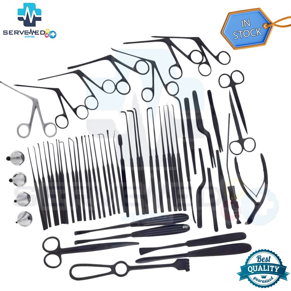 Tympanoplasty Instruments 60 Pcs Micro Ear Surgery Surgical Instruments