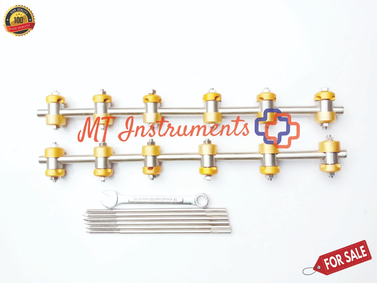 External Fixator 5mm A.O Set of 9 Pcs Orthopedic Instruments