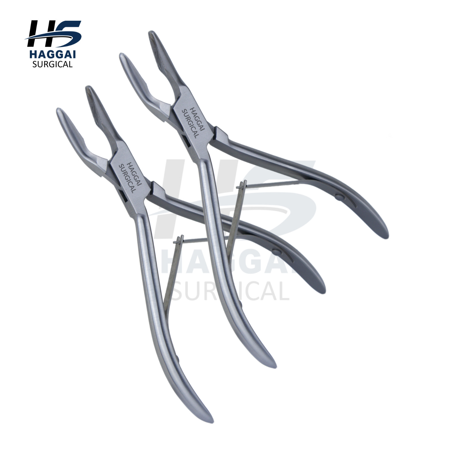 Bone Rongeur Friedman 15cm Stainless Steel Double Spring Grip Tool Set of 2