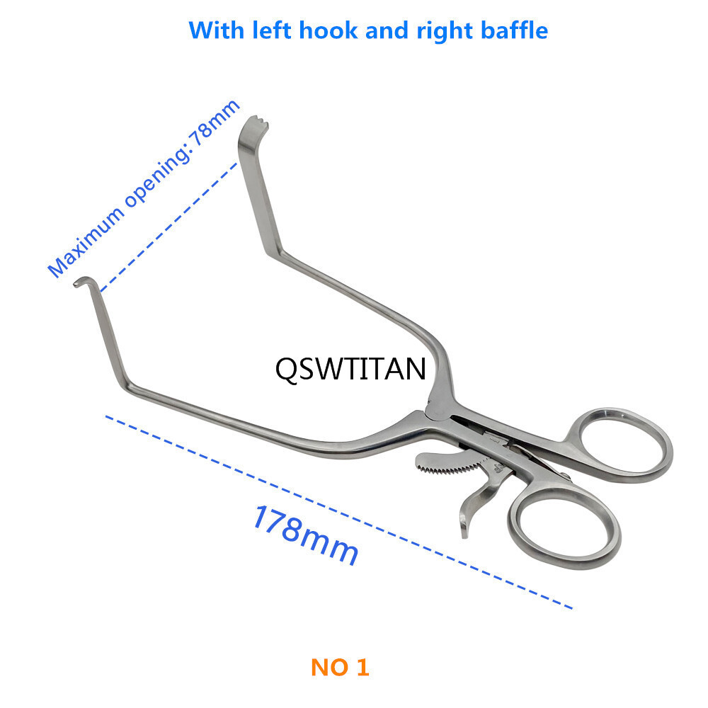 Cranial Retractor Self Retaining Retractors with Hook Baffle Retractor Skin Hook