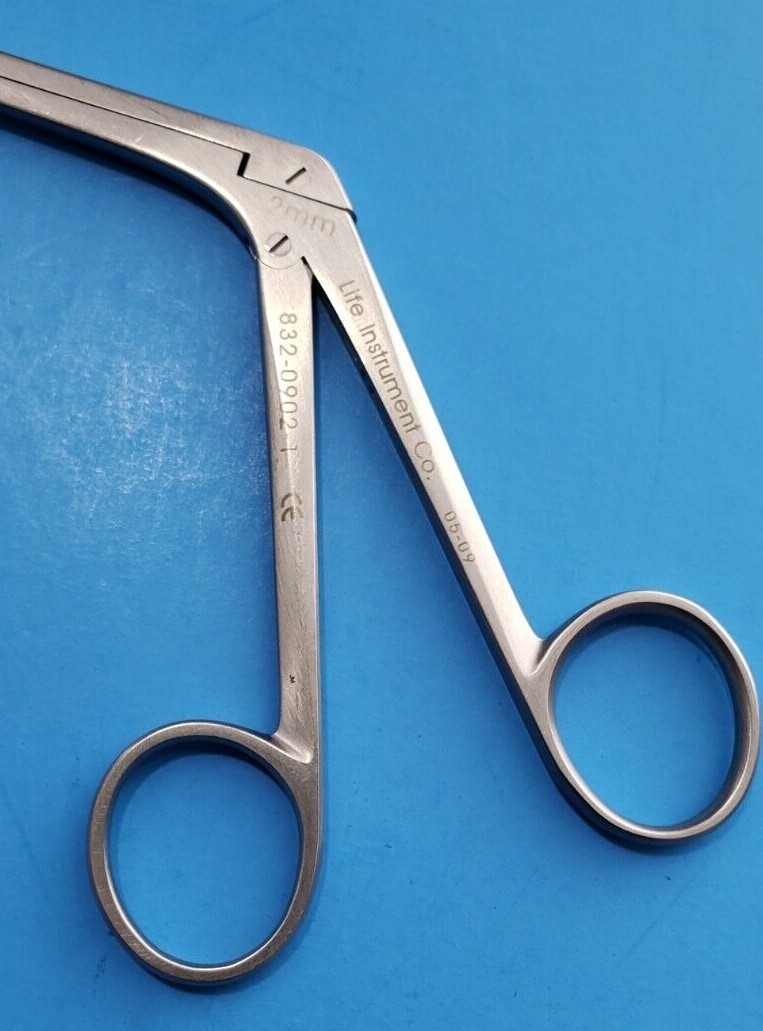 Life Instruments Orthopedic 2x10mm Love Gruenwald Pituitary Rongeur 9″ UP Bite