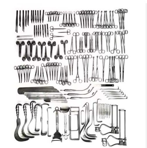 197 pcs Laparotomy Surgery Set – Surgical Premium Quality Instruments