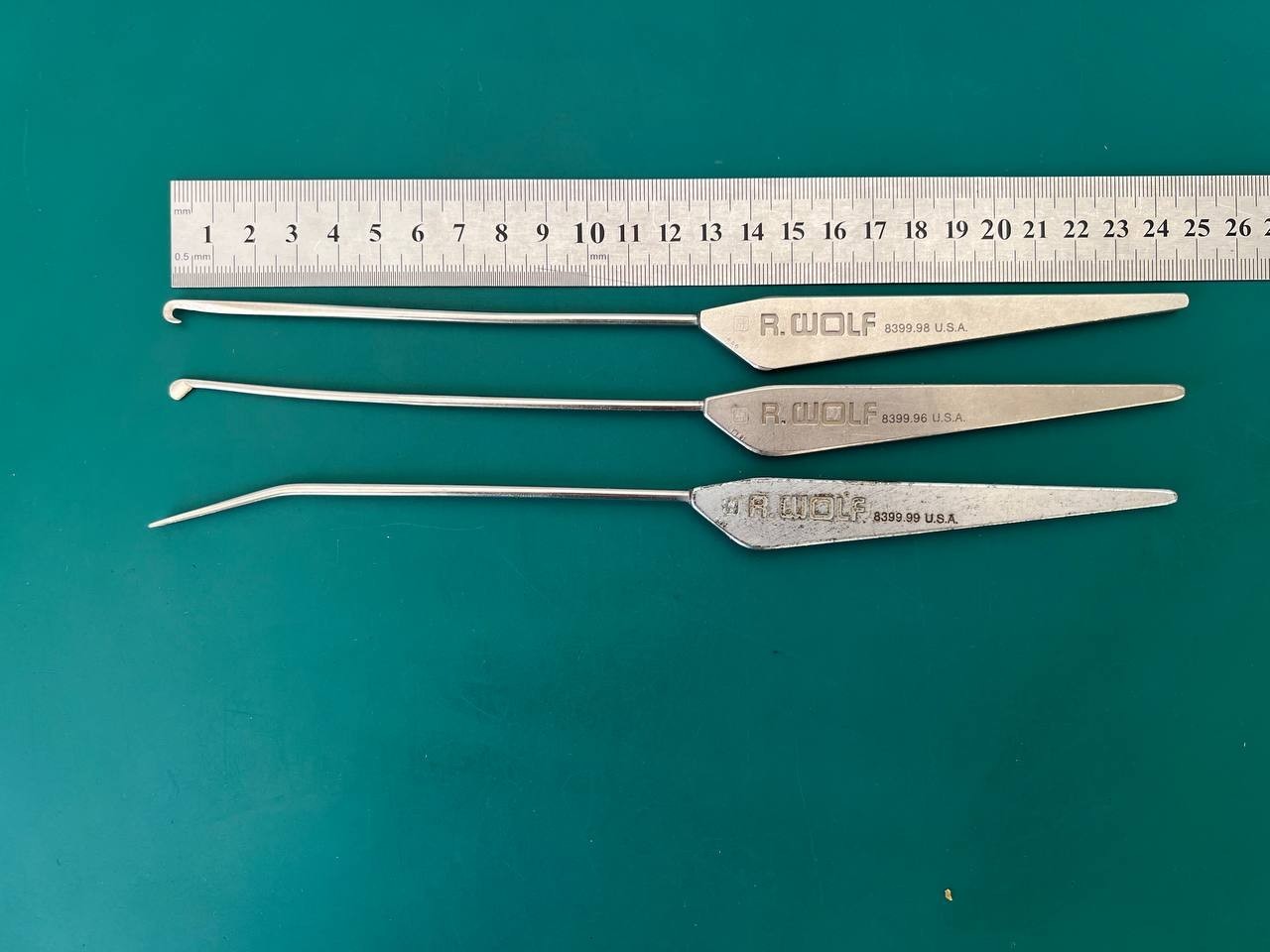 Lot of 3 R.Wolf Arthroscopy Instruments 8399.98, 8399.96, 8399.99