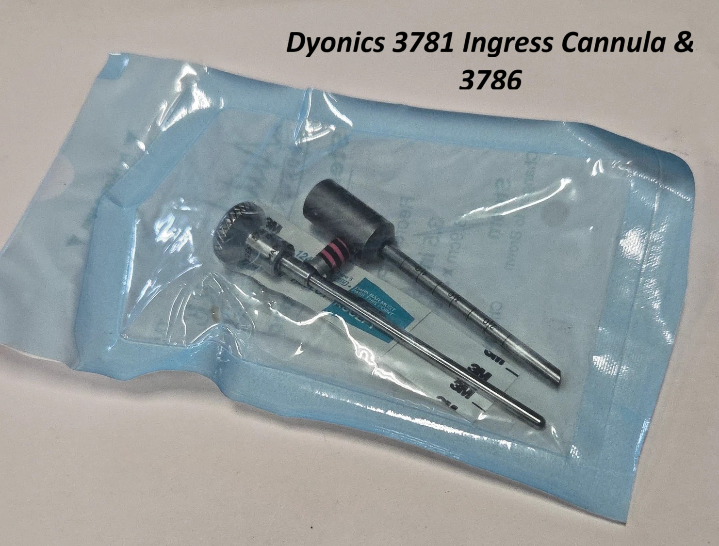 Dyonics 3781 Ingress Cannula & 3786 Blunt Obturator, 3.6mm 5cm Insertion (A2 D)