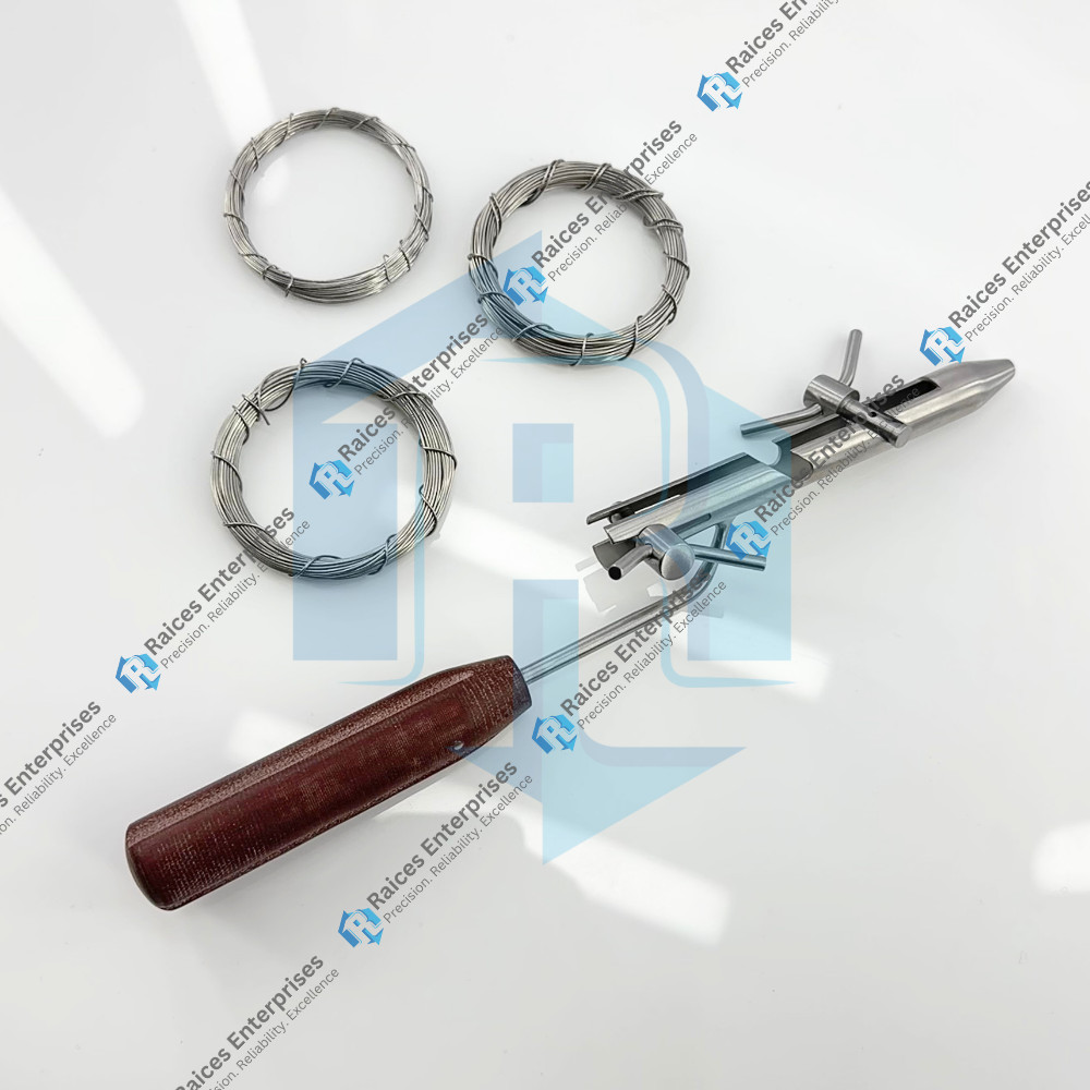 Cerclage Wires and Wire Tightener, Wire Twister, Surgical Orthopedic Instruments