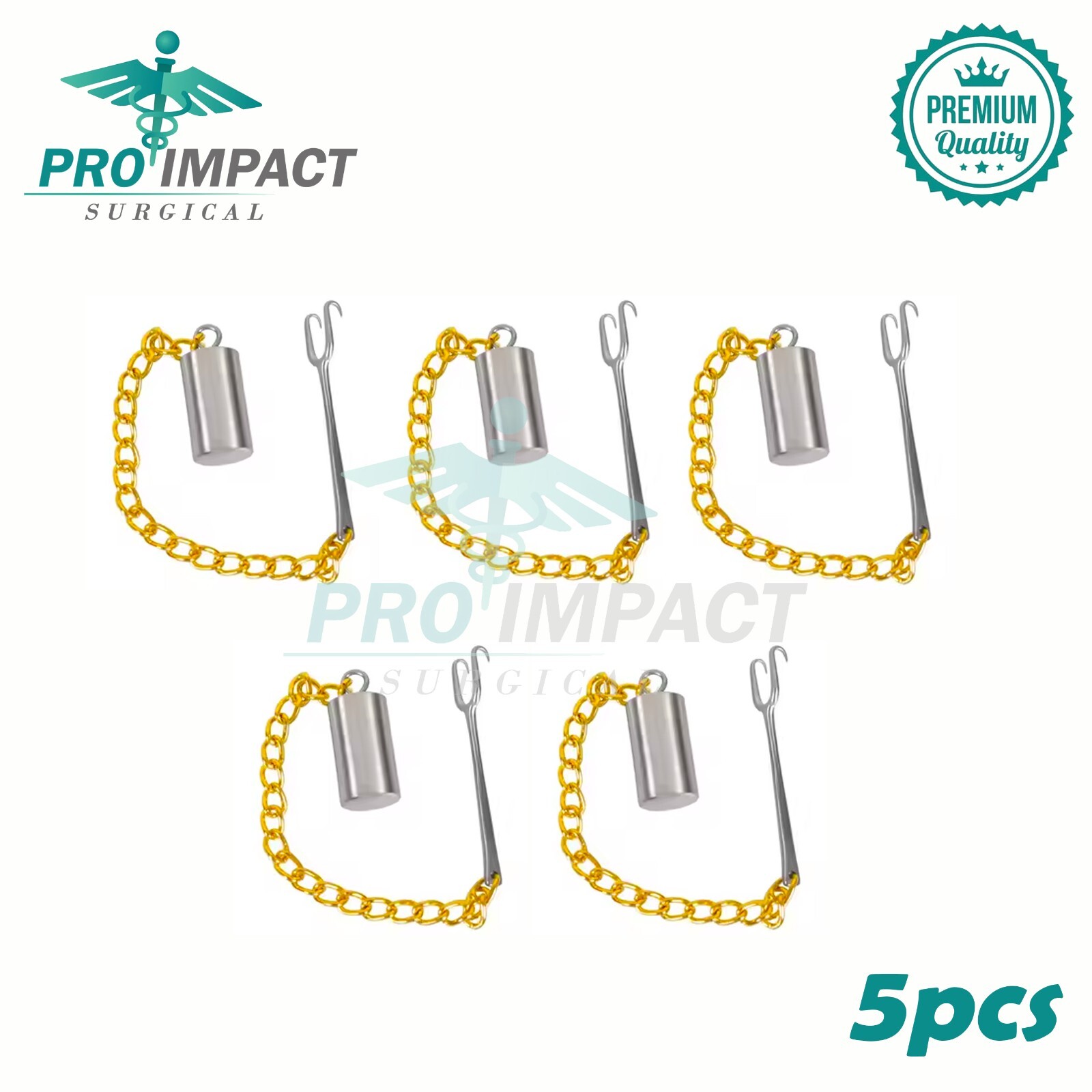Cerkes Weighted Nasal Retractor 5 Pcs Set Surgical instrument