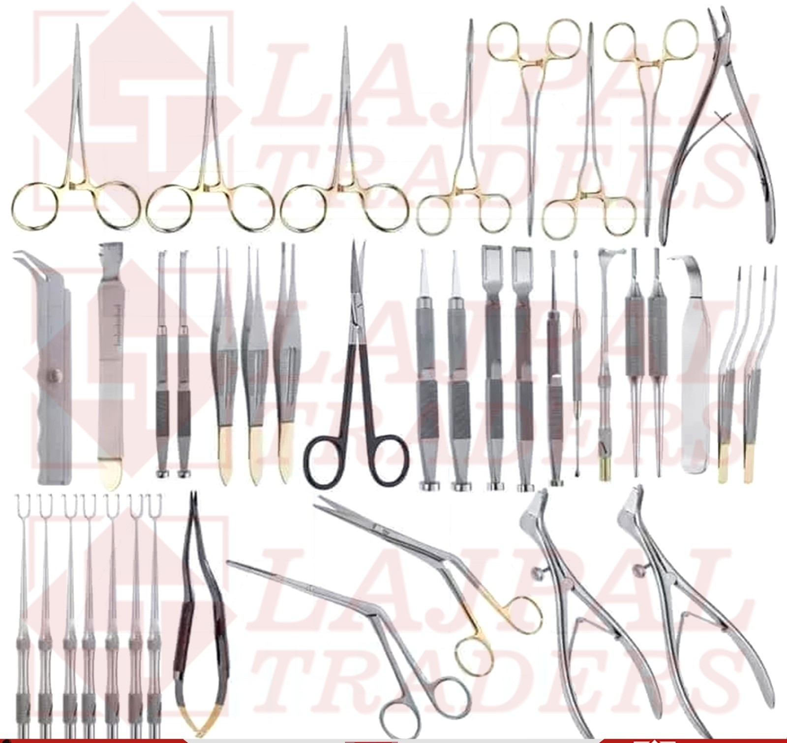 Tebbetts Rhinoplasty Instrument 40 Piece Set German Stainless Steel Good Quality