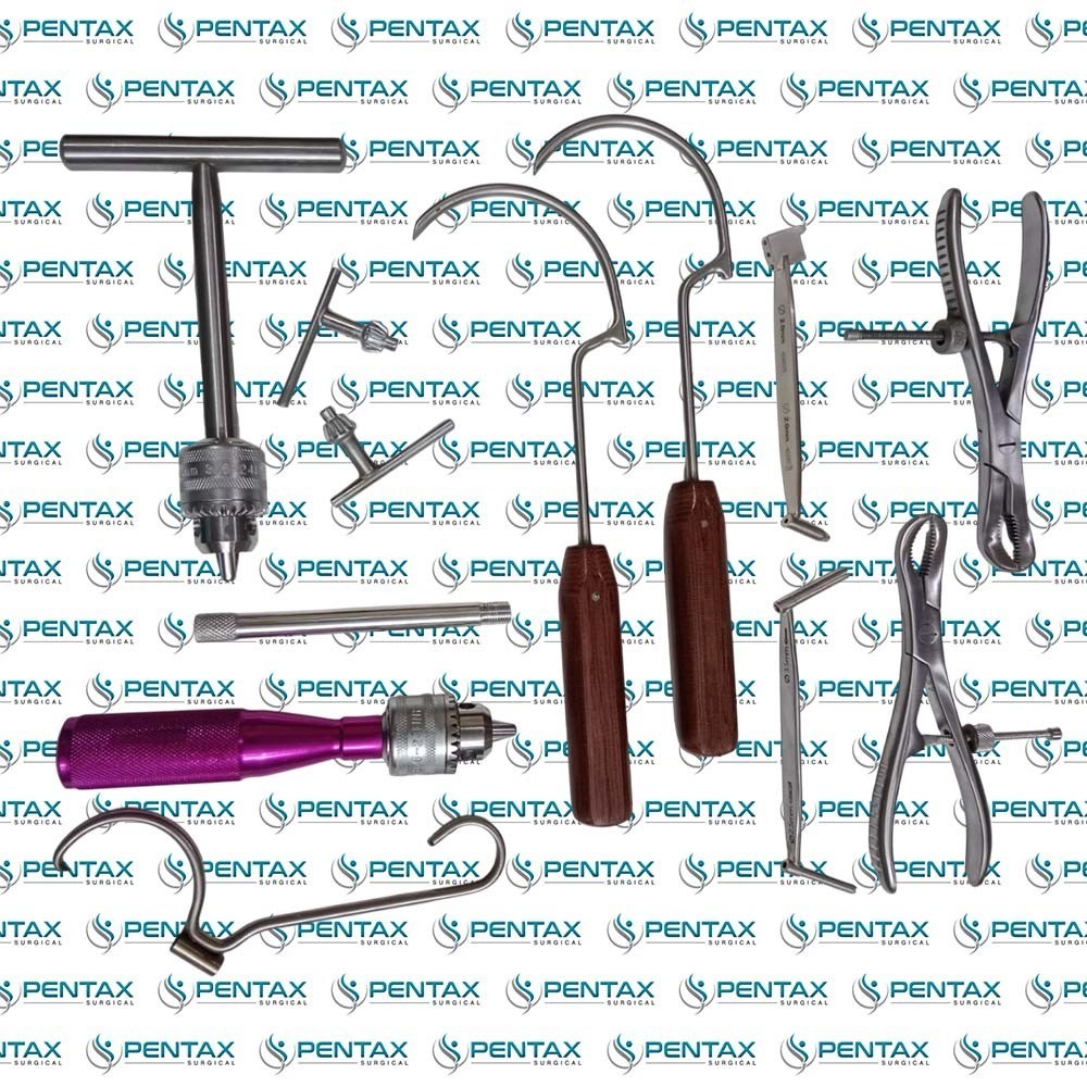 9 PCS Orthopedic Veterinary Surgical High Quality Instruments Set