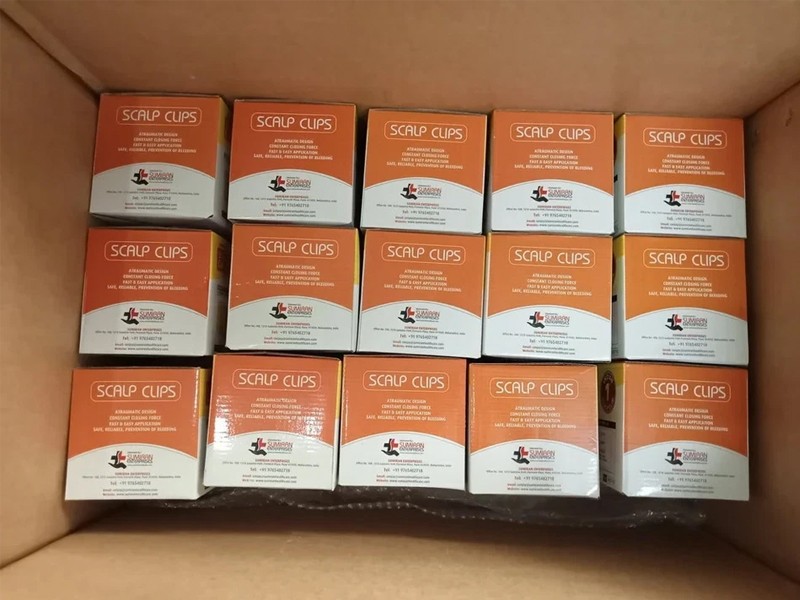 Raney Clips Disposable Clip Scalp Plastic Ranet 25 Nos