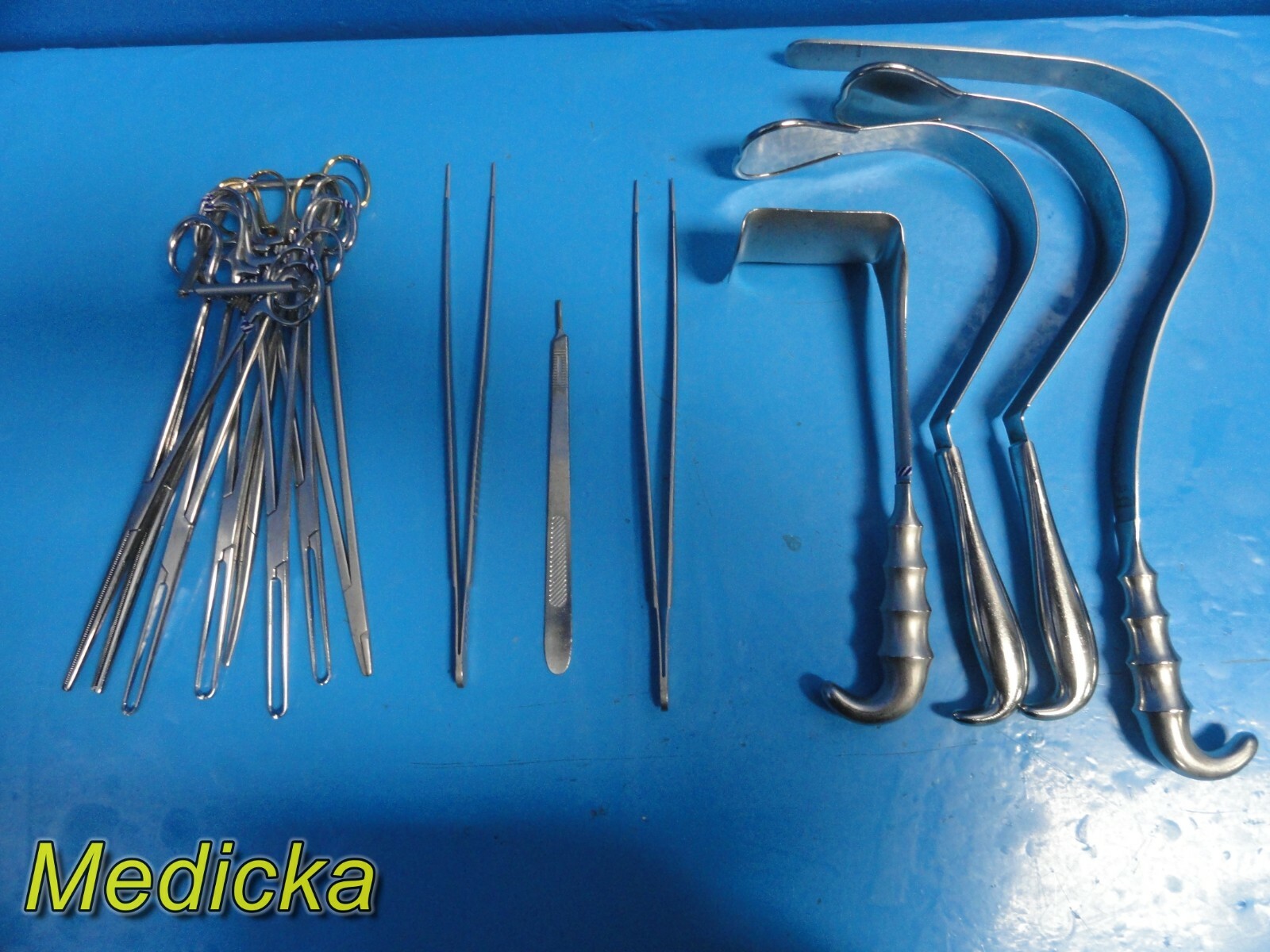 Codman Aesculap Jarit Pilling L&D POD Surgical Instruments Tray W/ Case ~ 21383