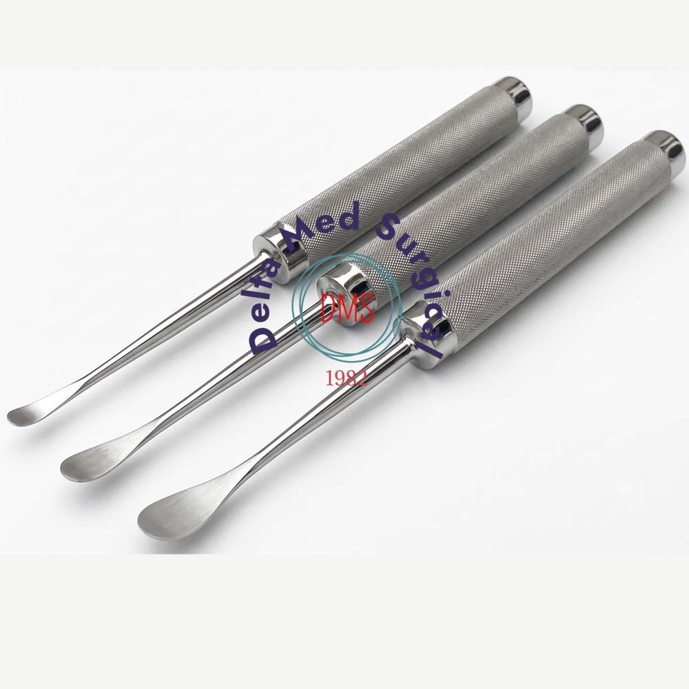 Cobb Spinal Elevators Curved Set of 3 Orthopedic Surgical Steel Instruments CE