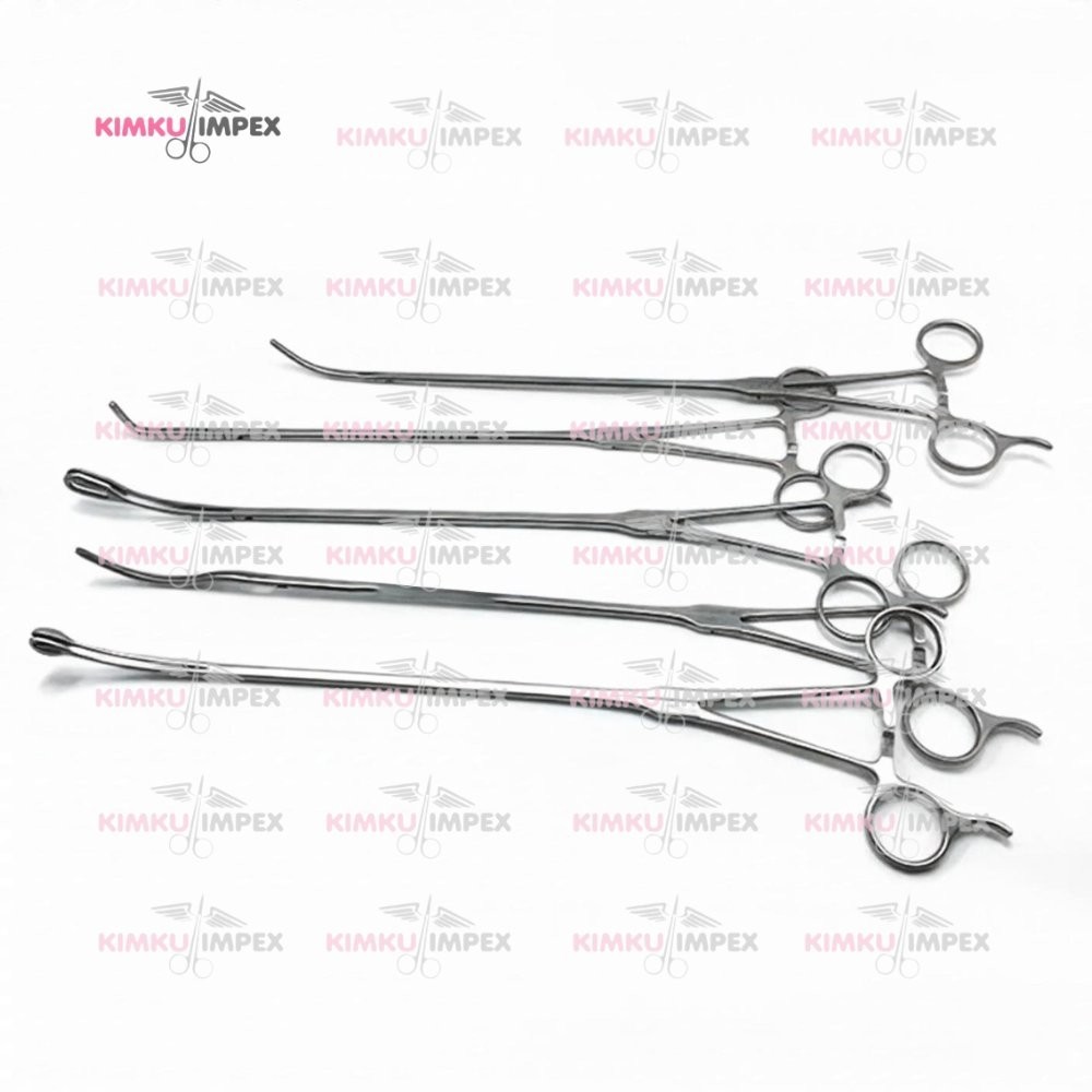 5pcs Thoracic Surgery Double Jointed Forceps | Thoracoscopy Grasping Tool