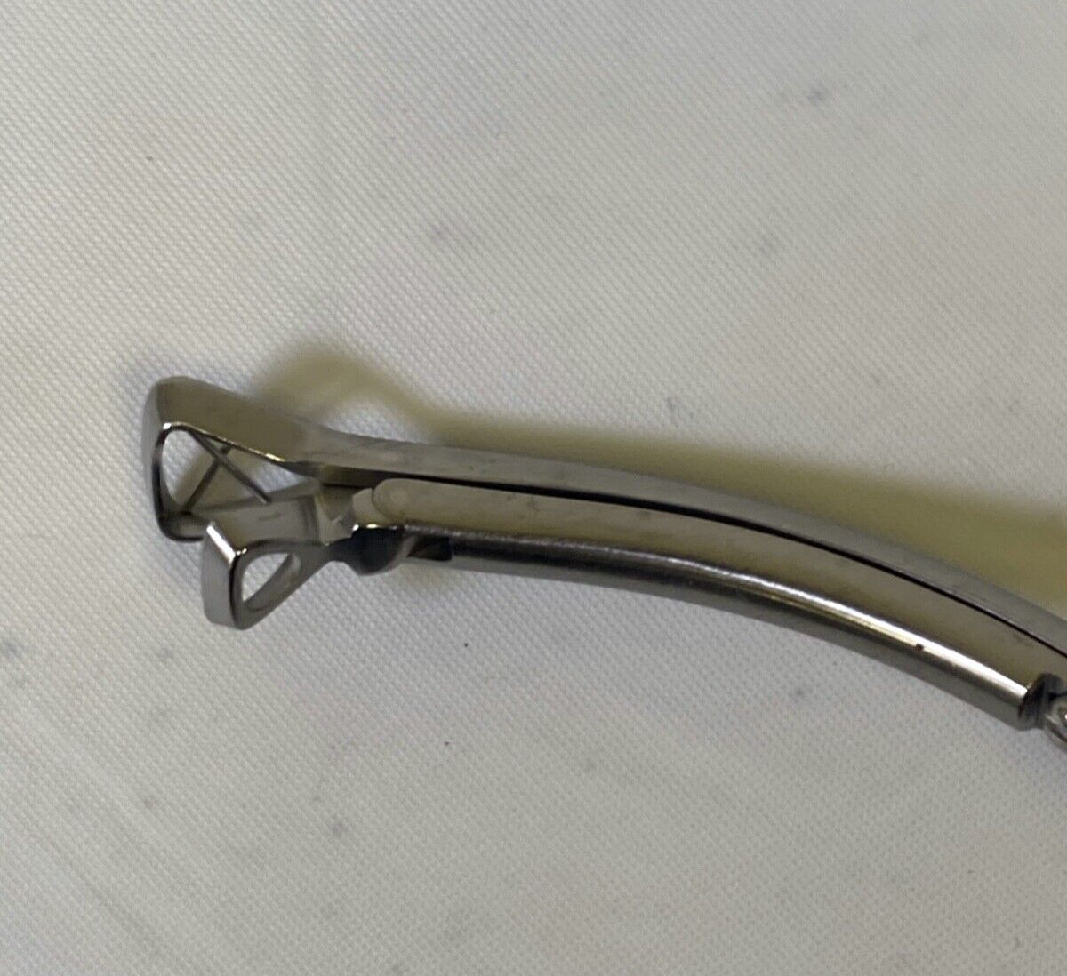 Storz N6177 Size 1 Ronis Adenoid Punch Curved Up 7mm Triangular Basket 120mm WL