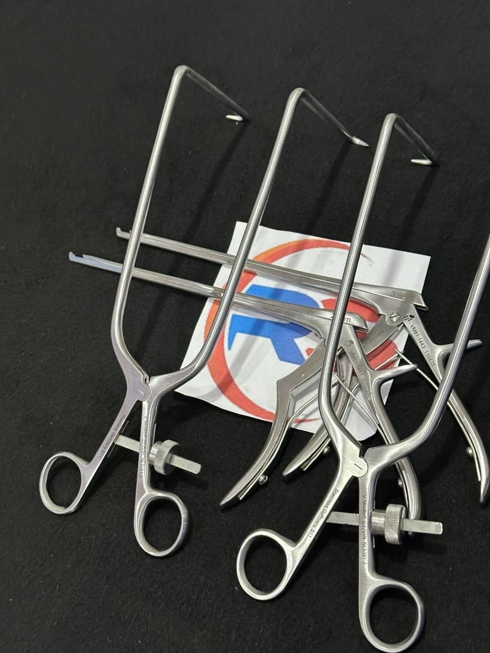 Lot of 4 Pcs V.Mueller Kerrison Rongeurs 2,3mm Zelpi Retractor 5 x 90