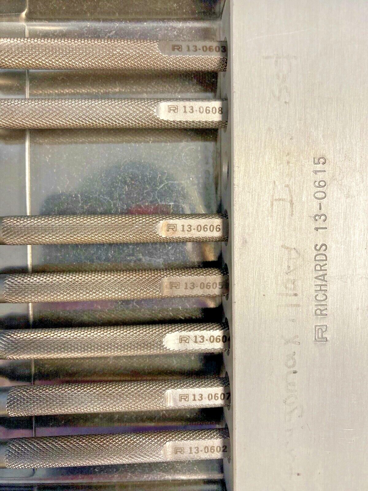 Richards 13-0615 Maxillary Sinus Probe Elevator & Knife Set w/ Case ENT Otology