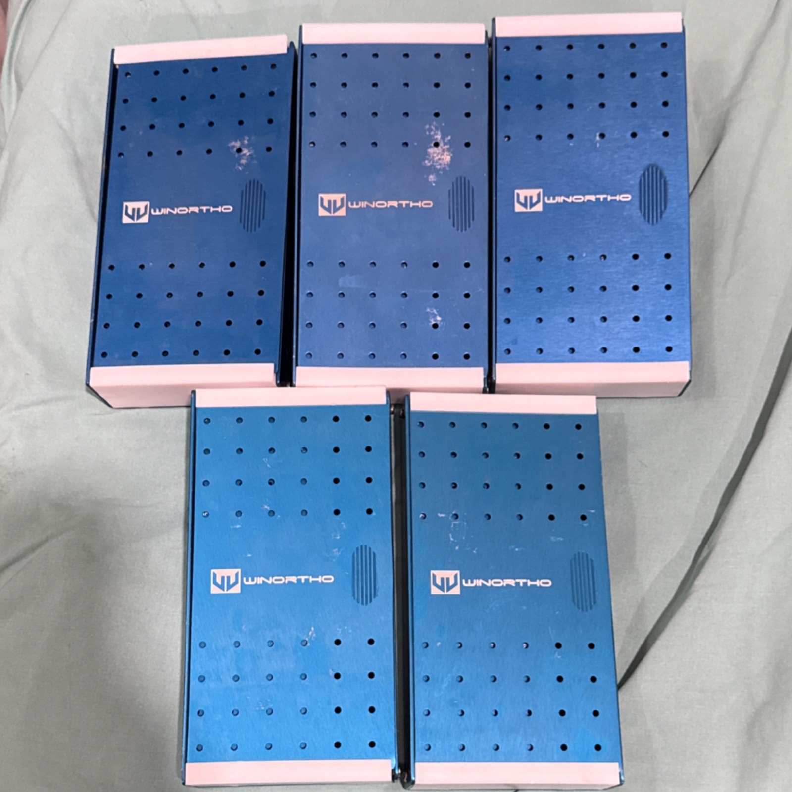 VeterinaryOrthopedic WinOrtho Screw Rack Holder 1.5mm /2.0mm / 2.4mm Blue