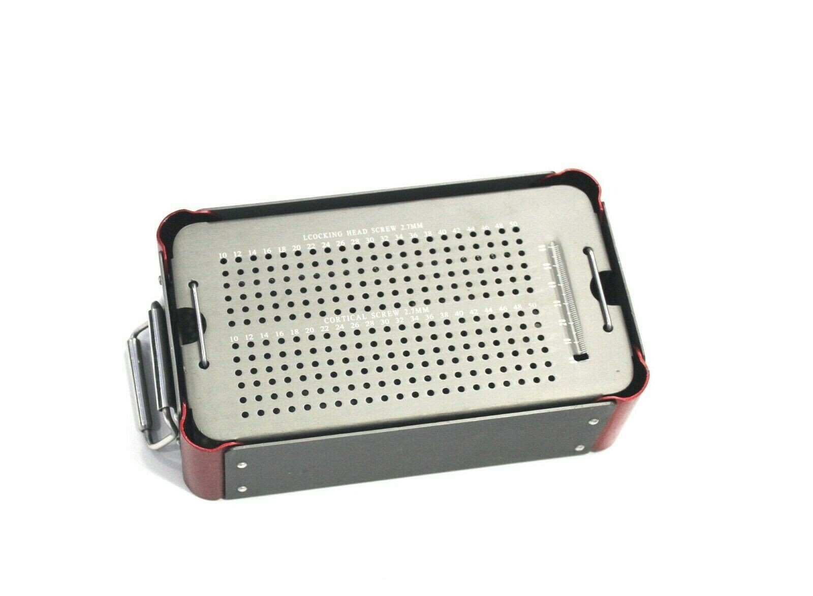Empty Case Box For 2.7 mm Cortical Screw Orthopedic Surgical Instrument