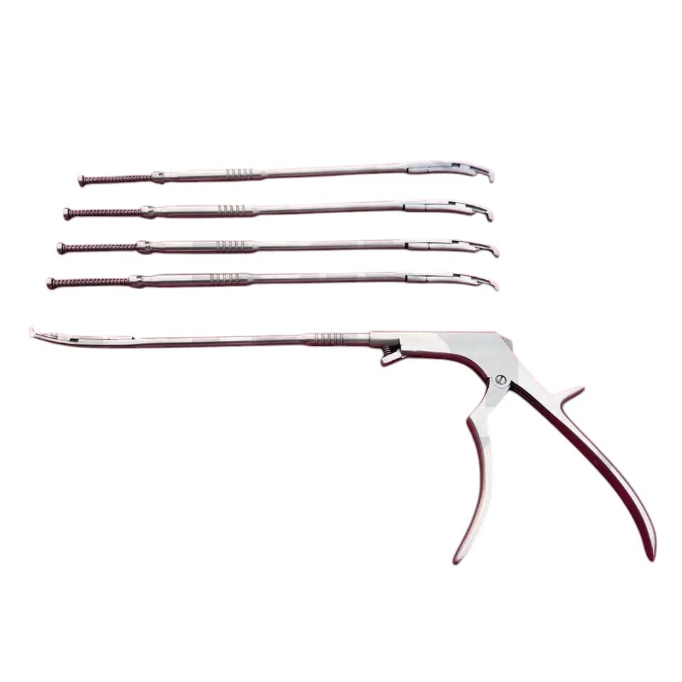 Angled Interlaminar Spine Endoscopic Set Spine Endoscopic Surgery Rongeur Set