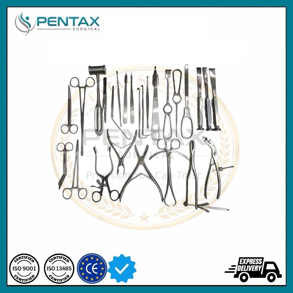 Basic Orthopedic Surgery Kit German Orthopedic Surgical instruments Set of 25 PC