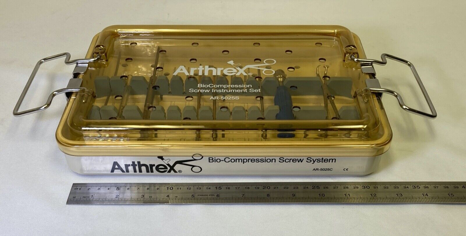 Arthrex AR-5025S BioCompression Instrument Set w/ Case Arthroscopy Orthopedics