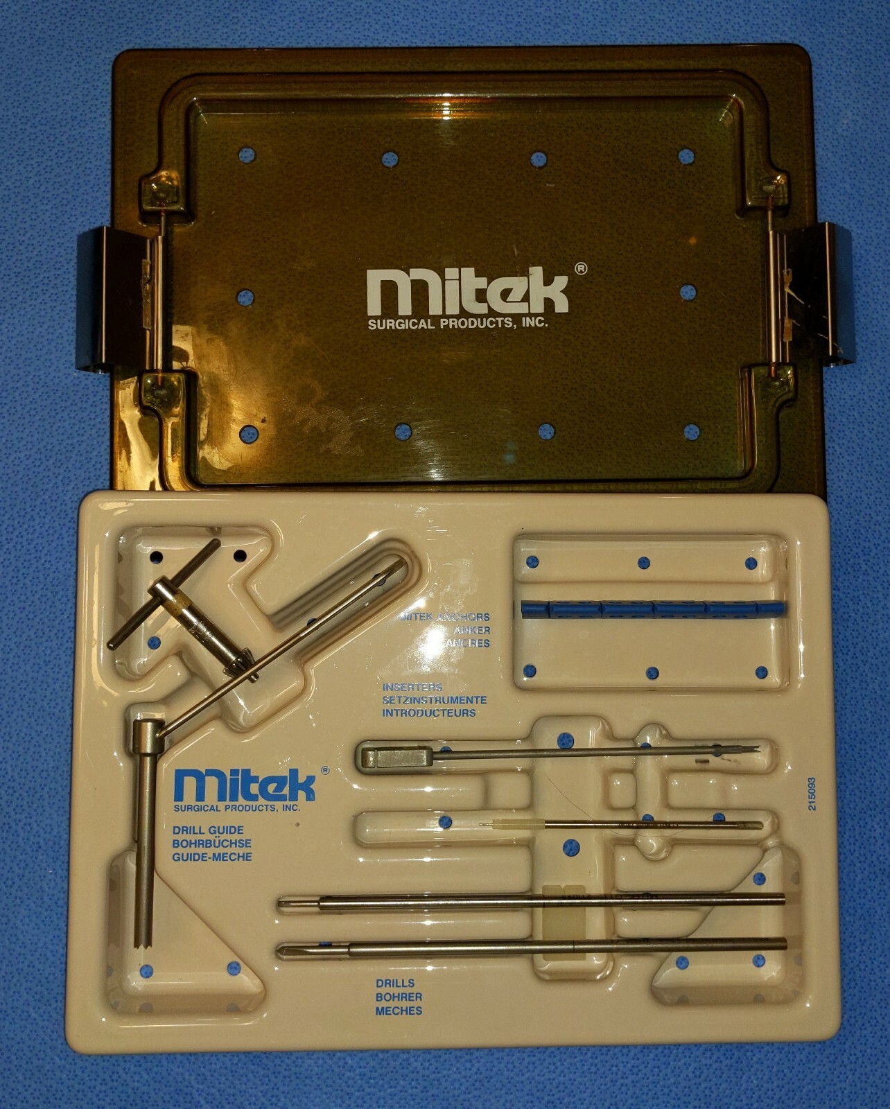 Mitek 215093 Drill Guide/ Bit Set with Case