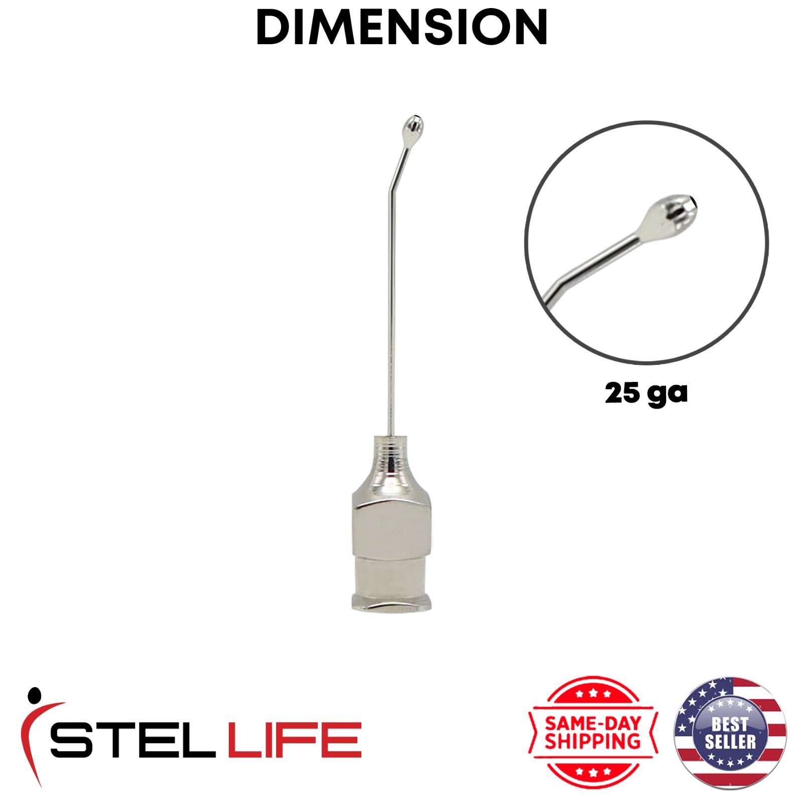 Welsh Cortex Aspirating Cannula Right Side 25G Surgical Ophthalmic Instrument