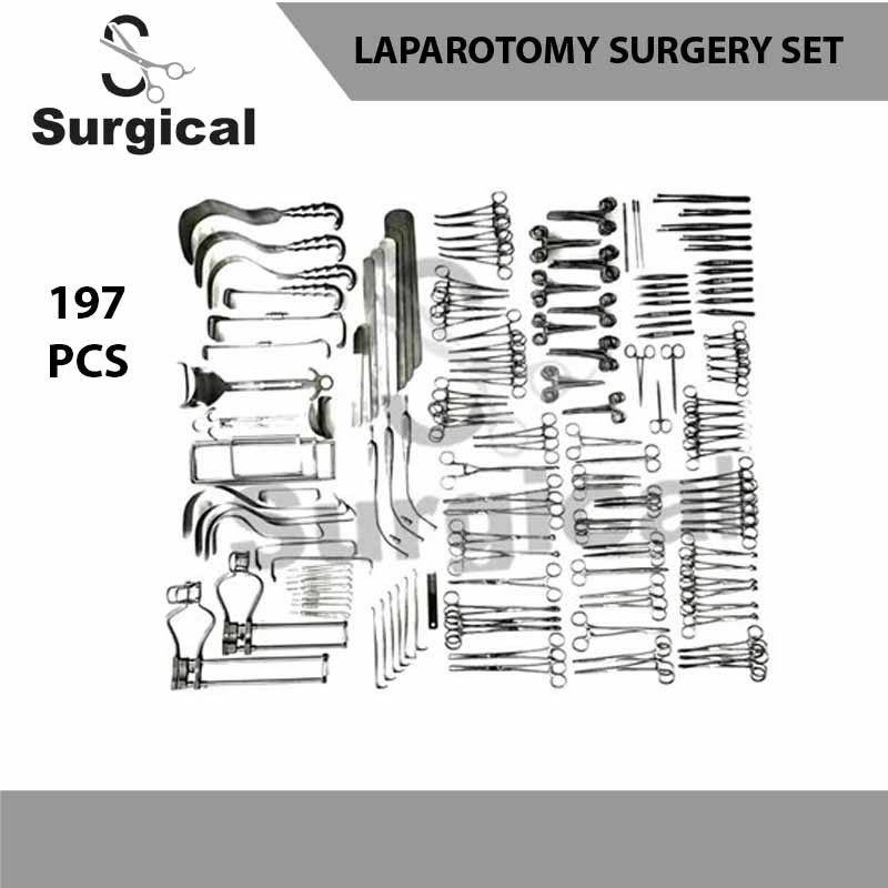 Laparotomy Surgery Set 197 Pcs Premium Quality Surgical Instruments
