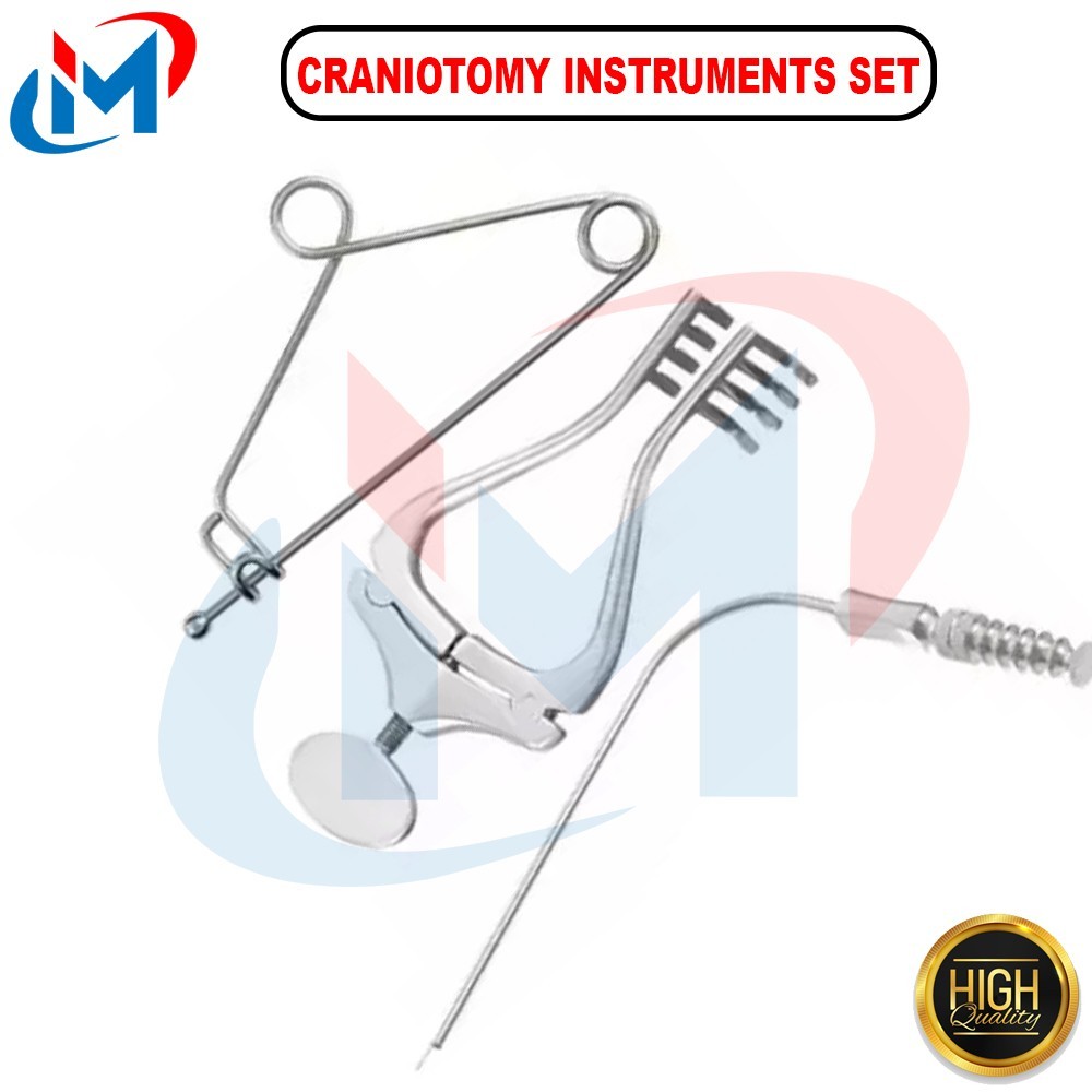 32-Piece Neuro Craniotomy Instruments Set Comprehensive Neurosurgery Tools