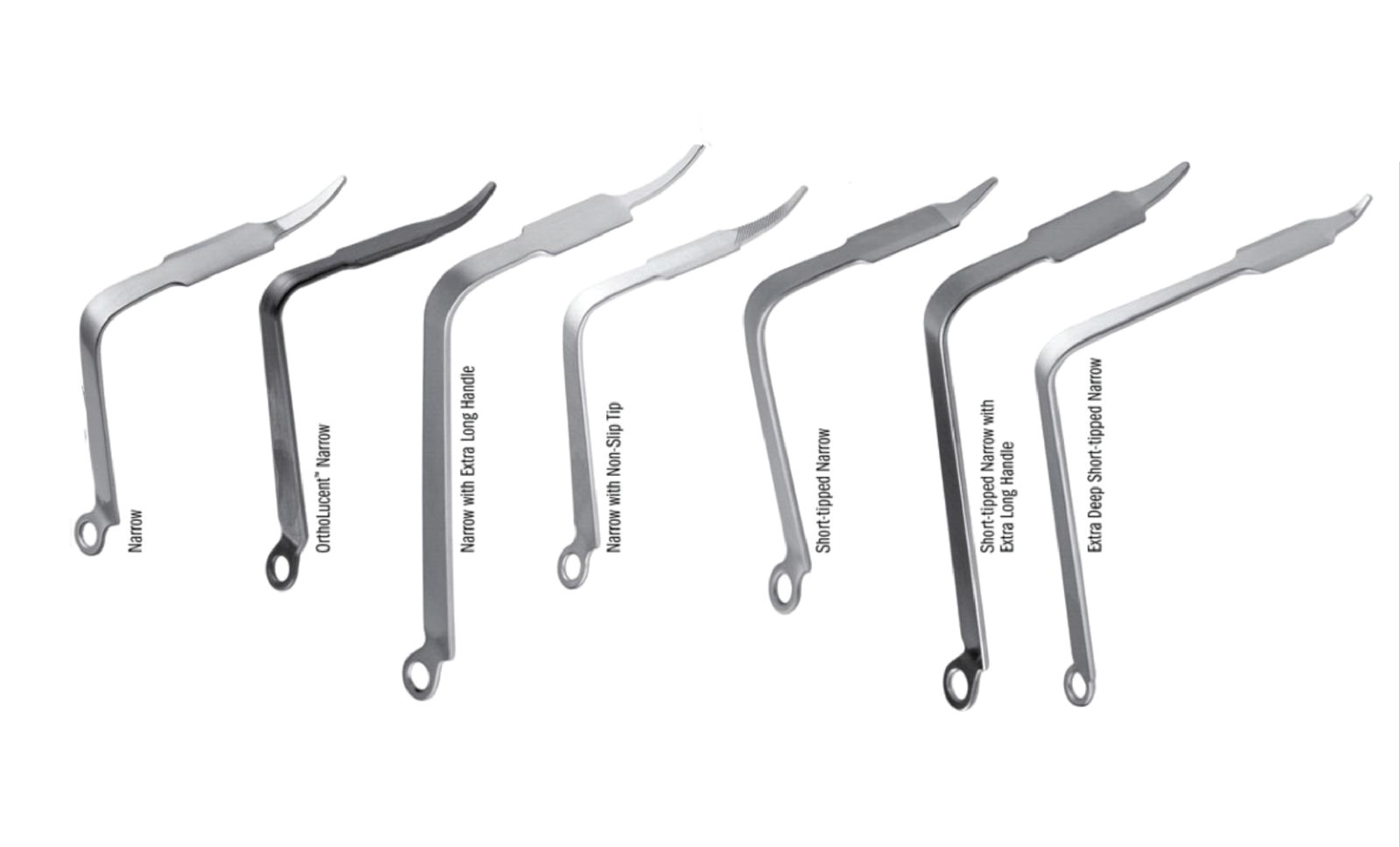 Bent Hohmann Retractors Narrow 7Pcs Set Orthopaedic instrument Top Best Quality