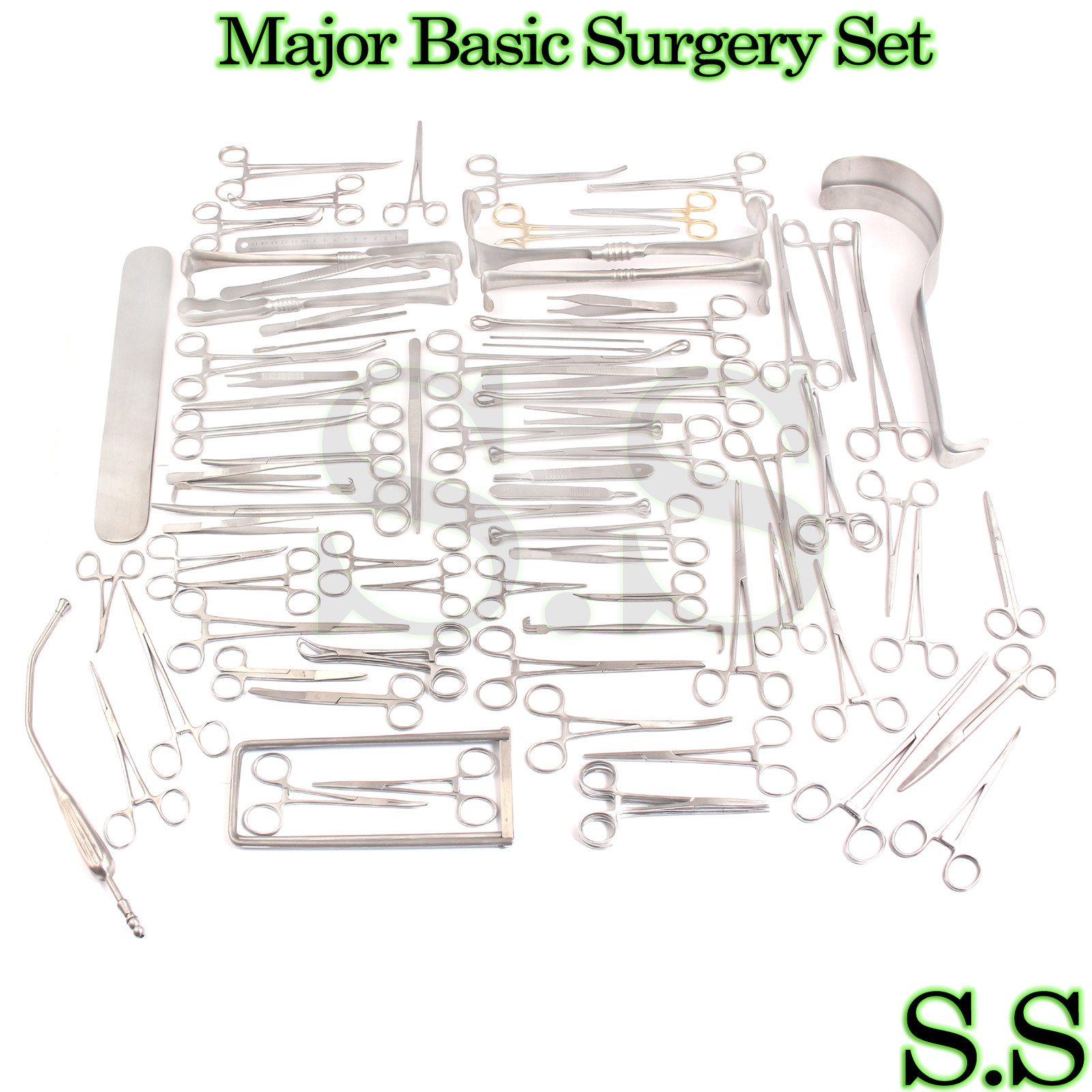 Major Basic Surgery Set Set 161 Pieces Surgical Instruments-S.S-561