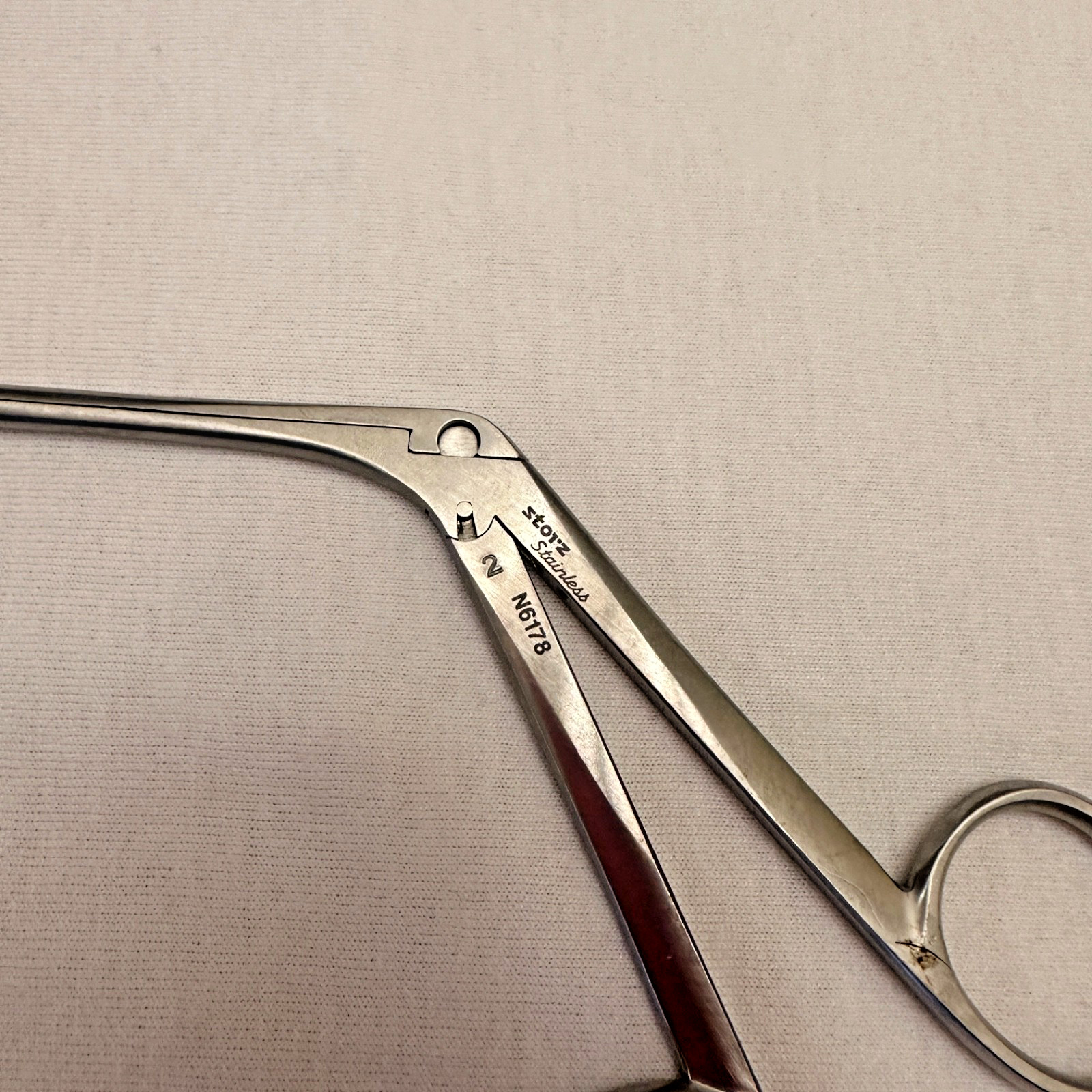 Storz N6178 Surgical ENT Size 2 Ronis Adenoid Punch Forceps