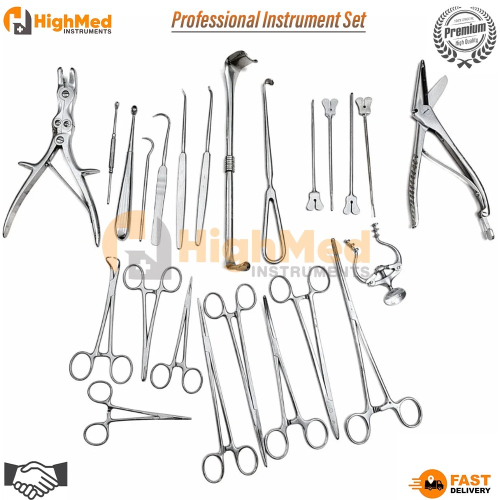 Complete Orthopedic Surgical Kit – 24 PCS Professional Instrument Set