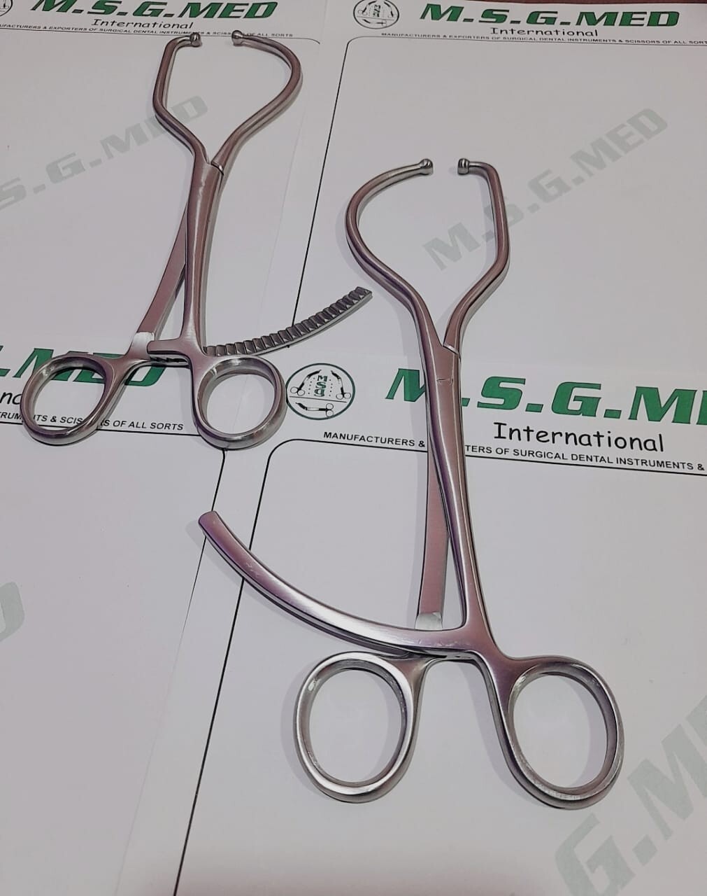 Soft Tissue Bone Reduction Forceps With Ball Tip 03.111.750 Stainless Steel