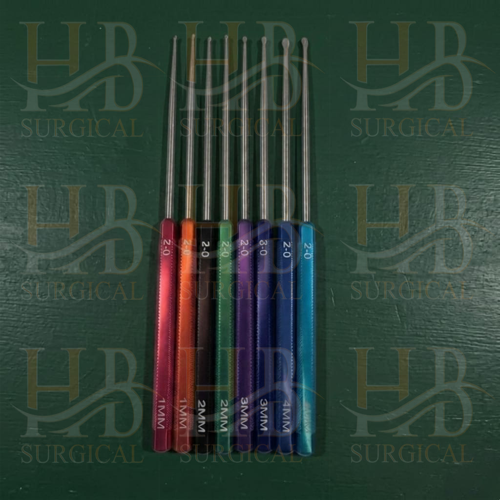 Cervical Curette German Steel Colored Handles Orthopedic Spine Set