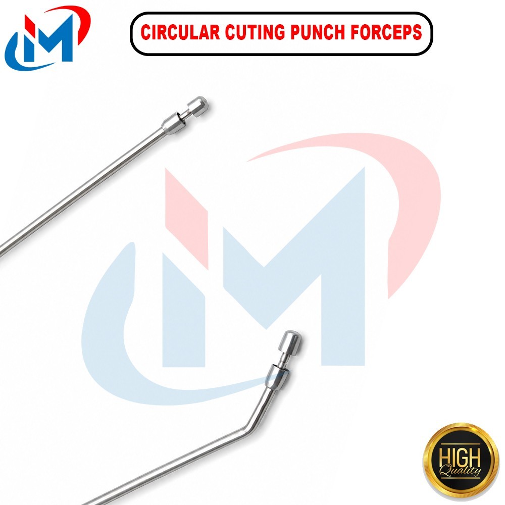 Sinus Mushroom Circular Cuting Punch Forceps Straight & 45° Up Ent Instruments