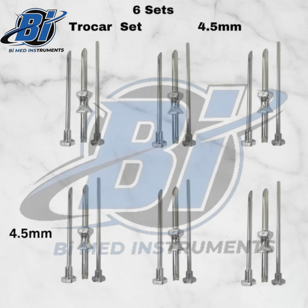 HRT Trocar 4.5 mm Hormone Replacement Pellet Insertion Trocars 6 Sets