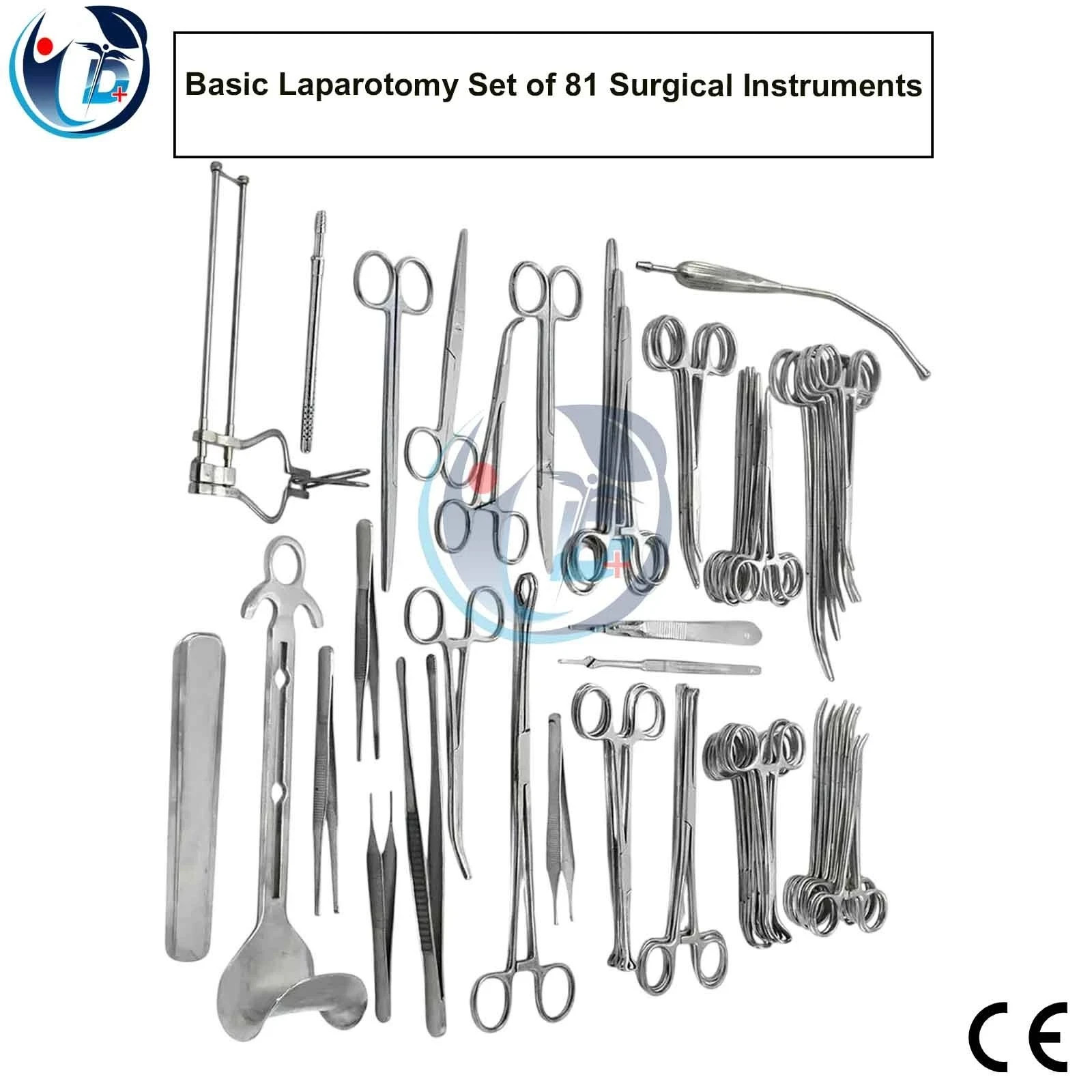 Basic Laparotomy Set of 81 Pcs Surgical Instruments