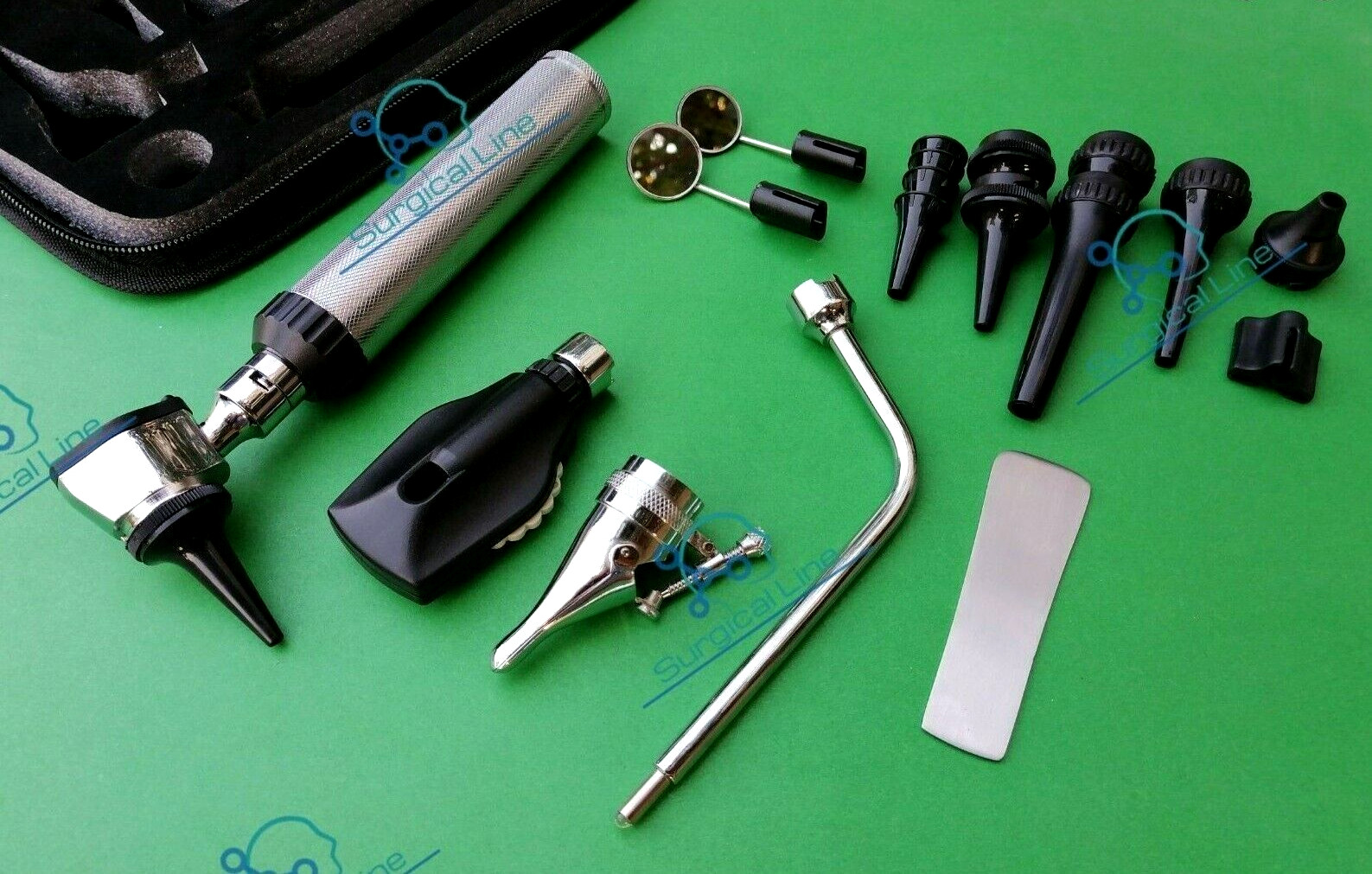 Ophthalmoscope & Otoscope Diagnostic Set, Ent Instruments Ear,Nose & Throat Set