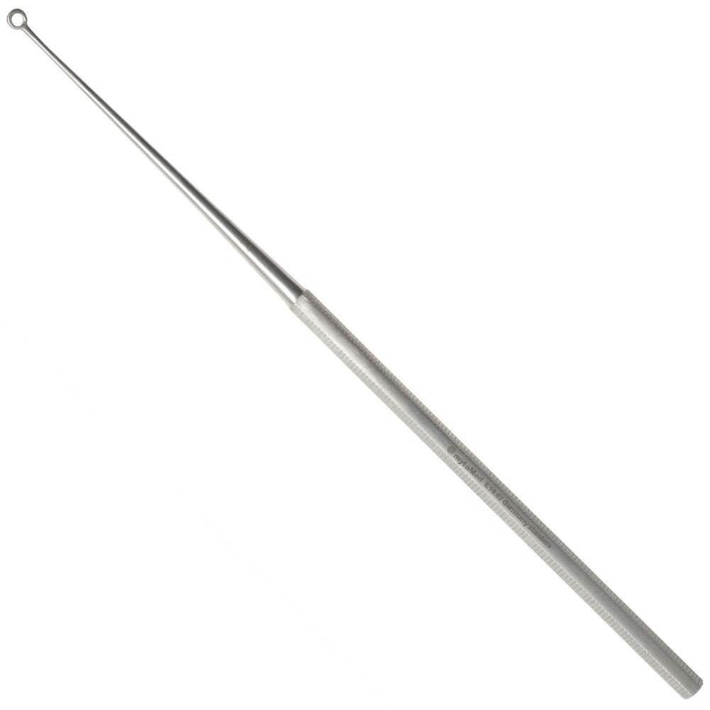 10× Premium German Buck Ear Curettes #3 Blunt Angled 6.5″ ENT Instruments