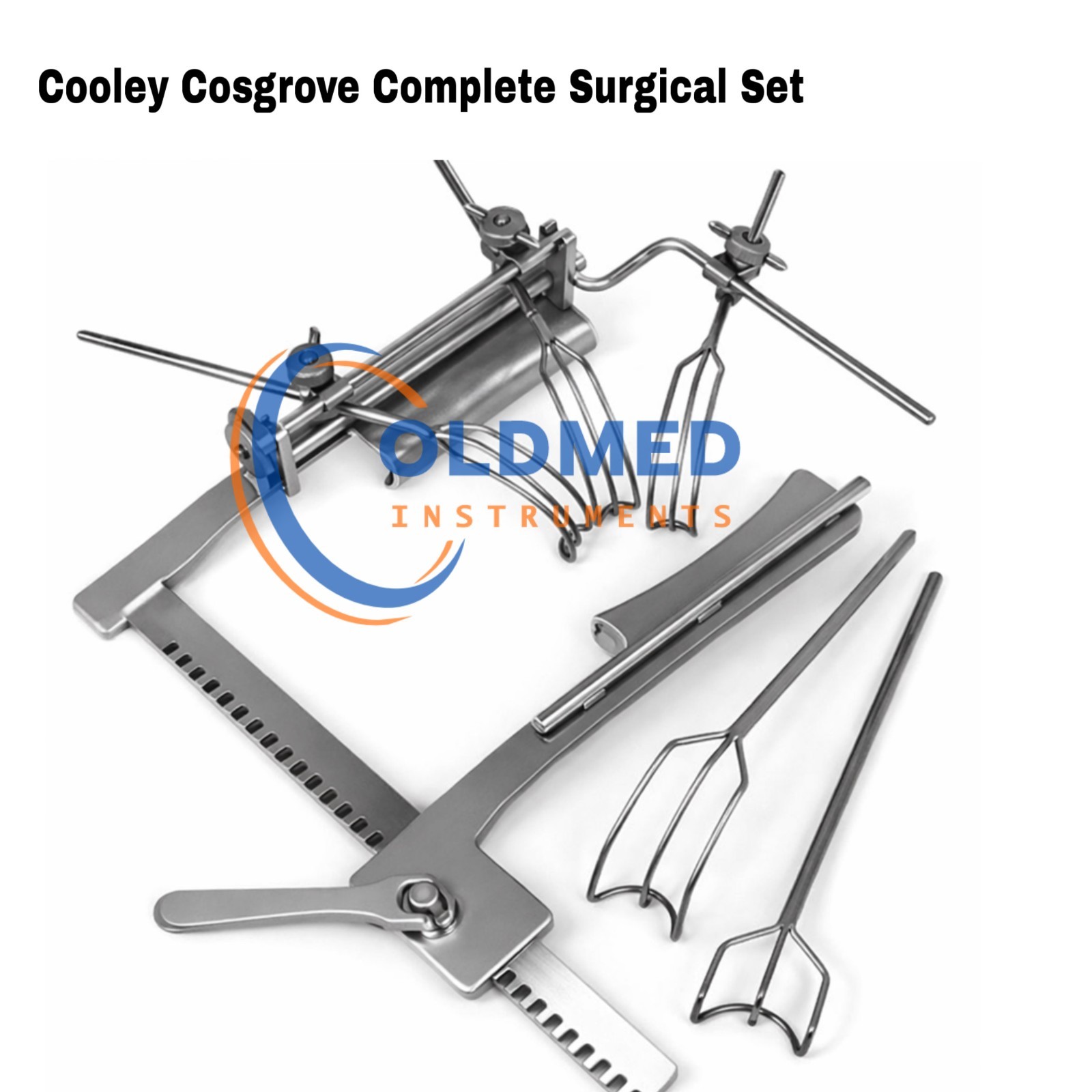Cooley Cosgrove Mitral Retractor Surgical Complete Set High Quality Instruments