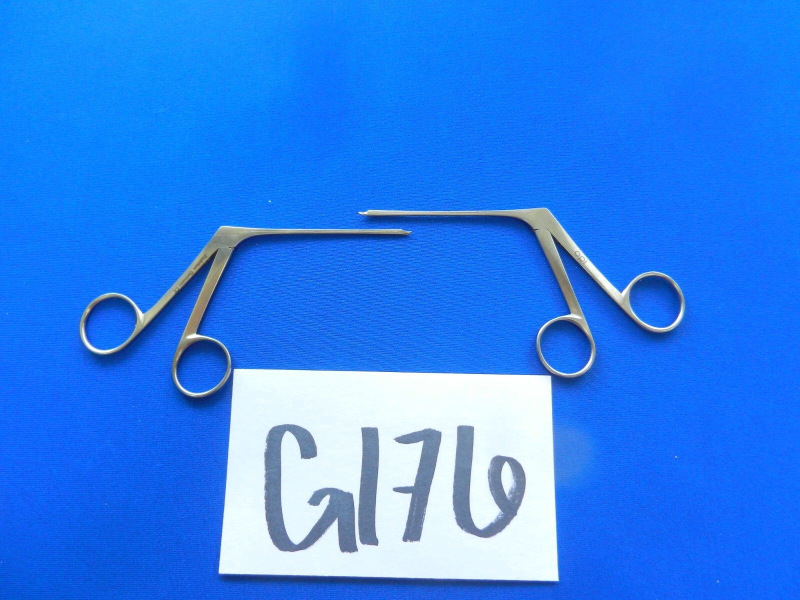 G176 API Surgical ENT Micro Scissors Left & Right Curve 8cm