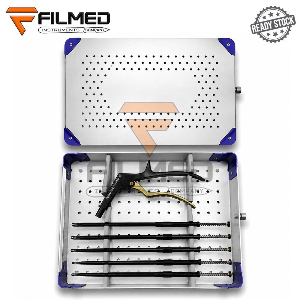 Spine Surgery Rongeur Interlaminar Spine Endoscopic Bite Size 1 to 5mm Set