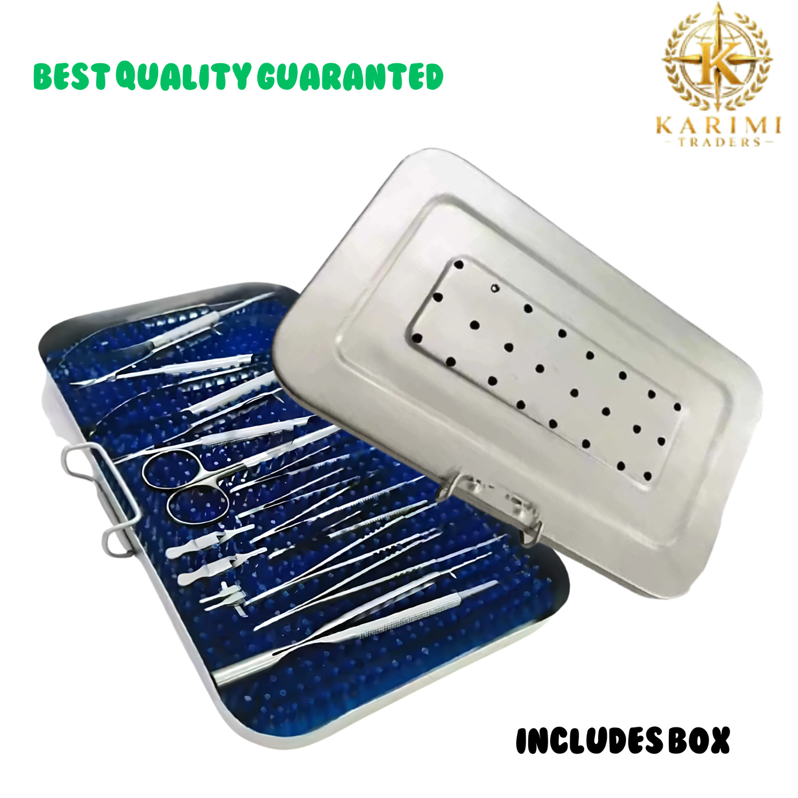 New Micro Hand Surgery Instrument Set Stainless Steel Surgical Kit With Case