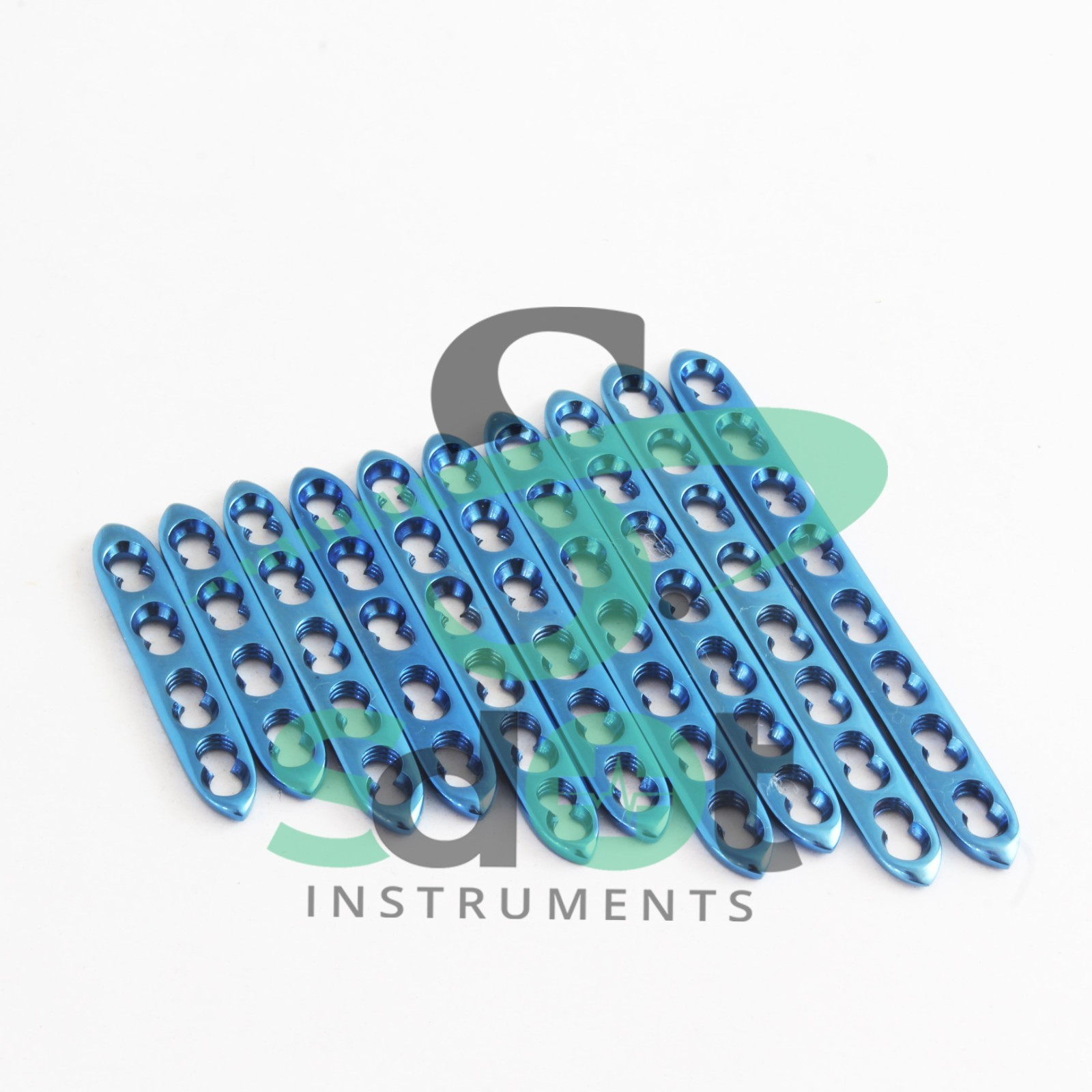 1.5mm & 2.0mm LCP(Locking Compression Plate)10PCs Set Titanium SdOt Instruments